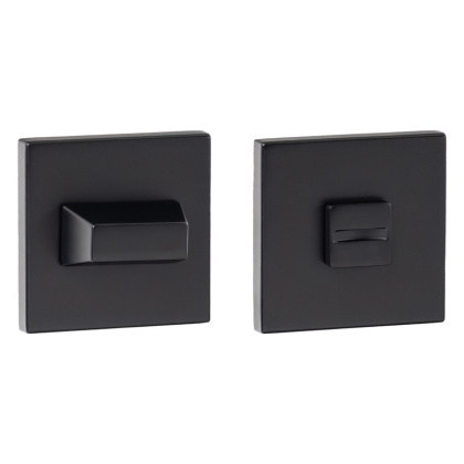 Rozeta kwadratowa R67F Slim czarna wc