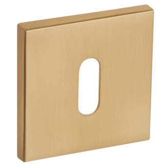 Rozeta kwadratowa R67F złoty-satyna klucz