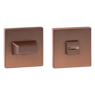 Rozeta kwadratowa R67F Slim miedź-satyna wc