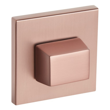 Rozeta kwadratowa R67F miedź-satyna wc