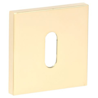 Rozeta kwadratowa R67F złota PVD klucz