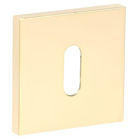 Rozeta kwadratowa R67F złota PVD klucz