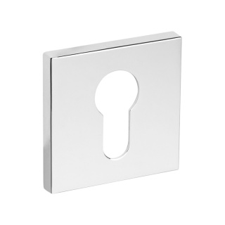 Rozeta kwadratowa R67F/R76F chrom wkładka