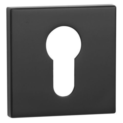 Rozeta kwadratowa R67F/R76F czarna wkładka