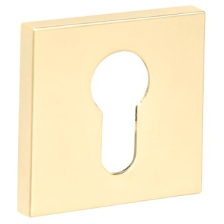 Rozeta kwadratowa R67F/R76F złota PVD wkładka