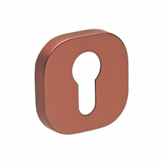 Rozeta kwadratowa R75 miedź-satyna wkładka