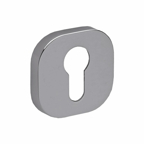 Rozeta kwadratowa R75 chrom wkładka