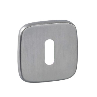 Rozeta kwadratowa R82F chrom szczotkowany klucz