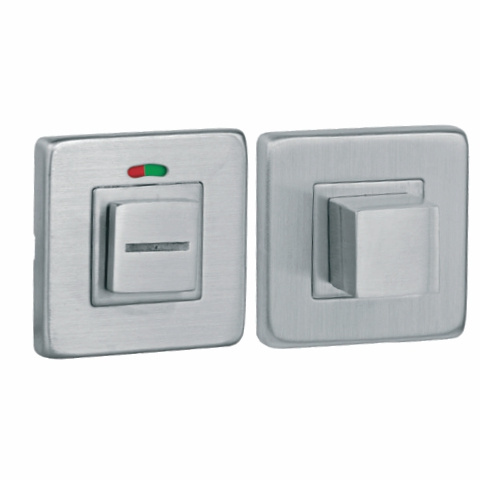 Rozeta kwadratowa R9 stal nierdzewna wc pokrętło Q z sygnalizacją wolny/zajęty