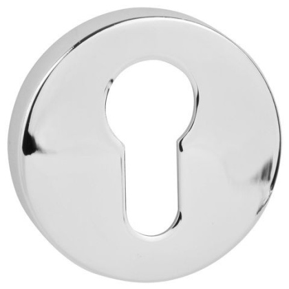 Rozeta okrągła R68 chrom wkładka