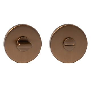 Rozeta okrągła R68F Slim brąz-satyna wc