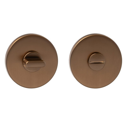 Rozeta okrągła R68F Slim brąz-satyna wc