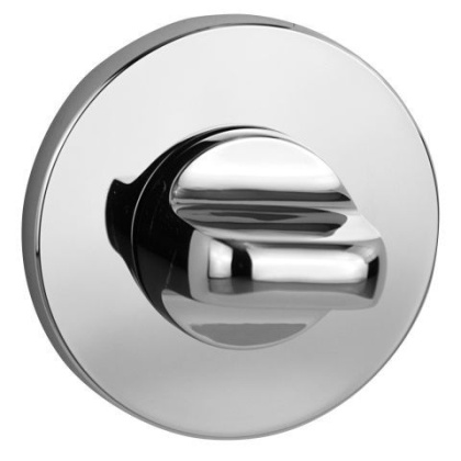 Rozeta okrągła R68F chrom wc