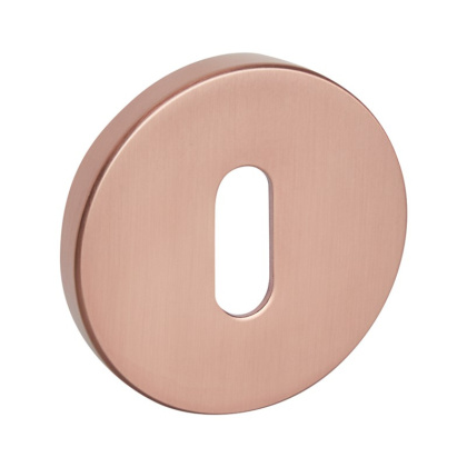 Rozeta okrągła R68F miedź-satyna klucz