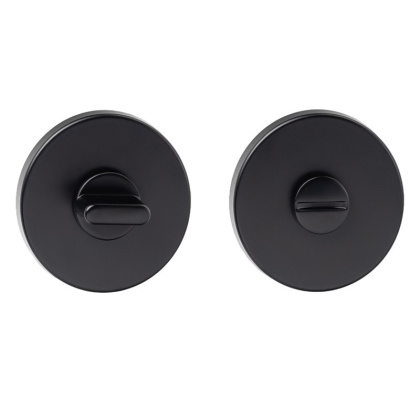 Rozeta okrągła R68F Slim czarna wc