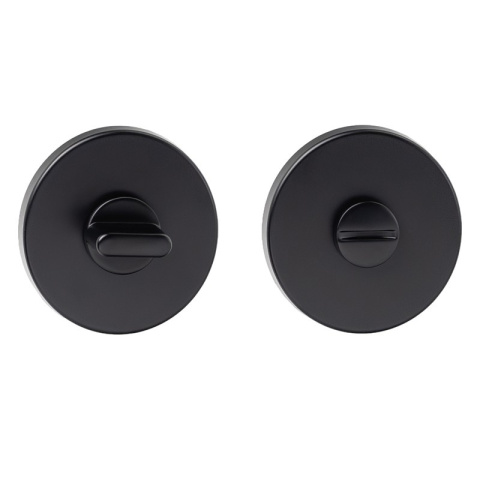 Rozeta okrągła R68F Slim czarna wc