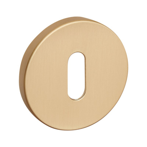 Rozeta okrągła R68F złoty-satyna klucz