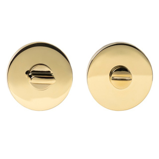 Rozeta okrągła R68F Slim złota PVD wc