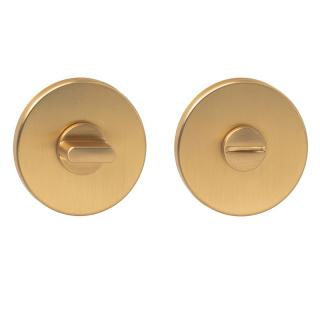 Rozeta okrągła R68F Slim złoty-satyna wc