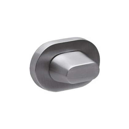 Rozeta owalna R75 chrom szczotkowany wc