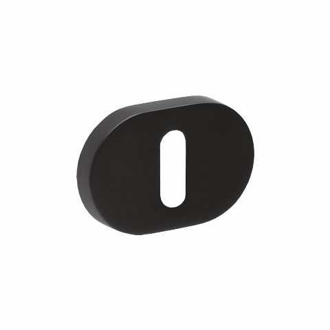 Rozeta owalna R75 czarna klucz