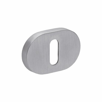 Rozeta owalna R75 chrom szczotkowany klucz