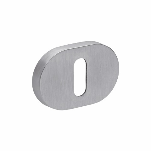 Rozeta owalna R75 chrom szczotkowany klucz