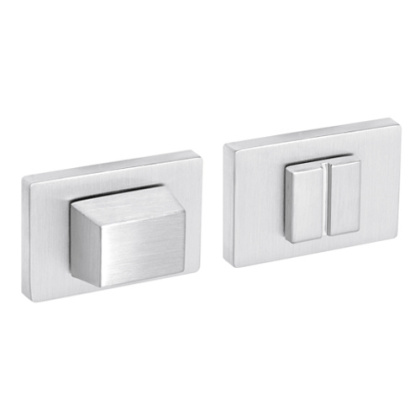 Rozeta prostokątna R76F chrom szczotkowany wc