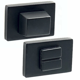 Rozeta prostokątna R76F czarna wc