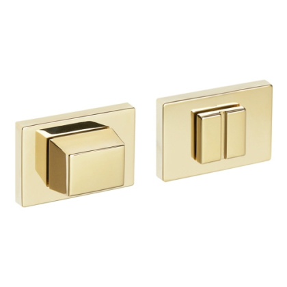 Rozeta prostokątna R76F złota PVD wc