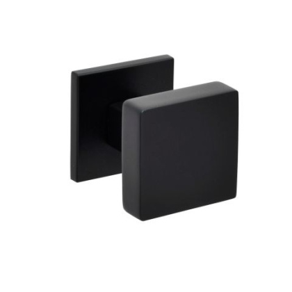 Gałka ruchoma Q fit Lewa czarna na rozecie kwadratowej VDS