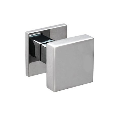 Gałka ruchoma Q fit Lewa chrom na rozecie kwadratowej VDS