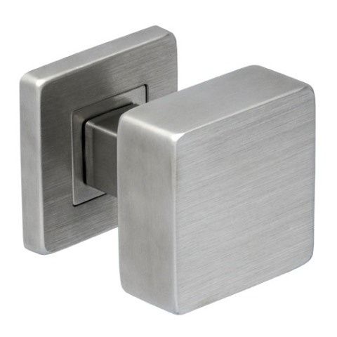 Gałka stała Quattro stal nierdzewna na rozecie kwadratowej VDS