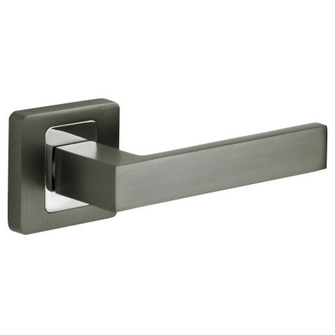 Klamka Roka antracyt/chrom na rozecie kwadratowej VDS