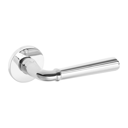 Klamka Cascada fit chrom na rozecie okrągłej VDS