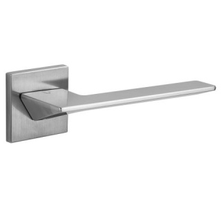 Klamka Vip fit chrom-satyna na rozecie kwadratowej VDS