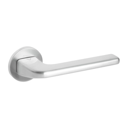 Klamka Divo fit chrom-satyna na rozecie okrągłej VDS