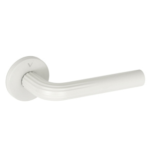 Klamka Frella fit ivory na rozecie okrągłej VDS