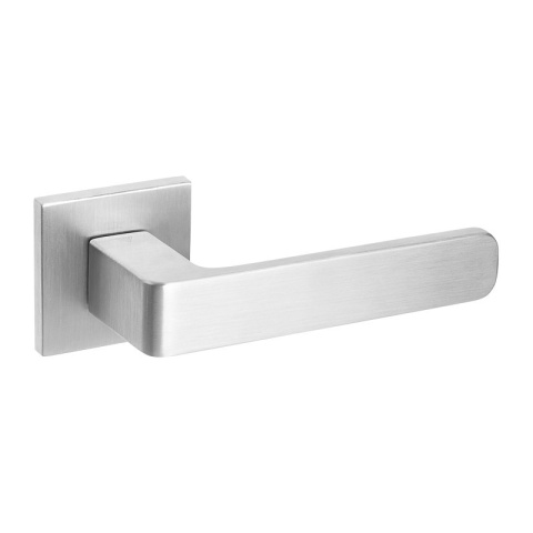 Klamka Hugo fit chrom szczotkowany na rozecie kwadratowej VDS