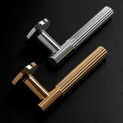 Klamka Livia fit chrom na rozecie okrągłej VDS