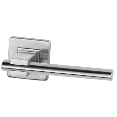 Klamka Ovalix Q stal nierdzewna na rozecie kwadratowej VDS