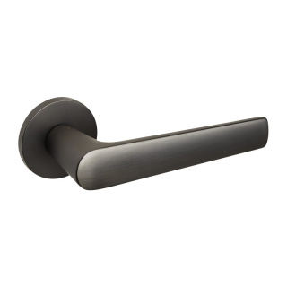 Klamka Mila fit antracyt na rozecie okrągłej VDS