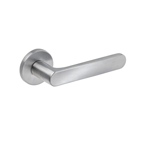 Klamka Rita fit chrom szczotkowany na rozecie okrągłej VDS