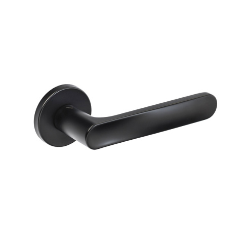 Klamka Rita fit czarna na rozecie okrągłej VDS