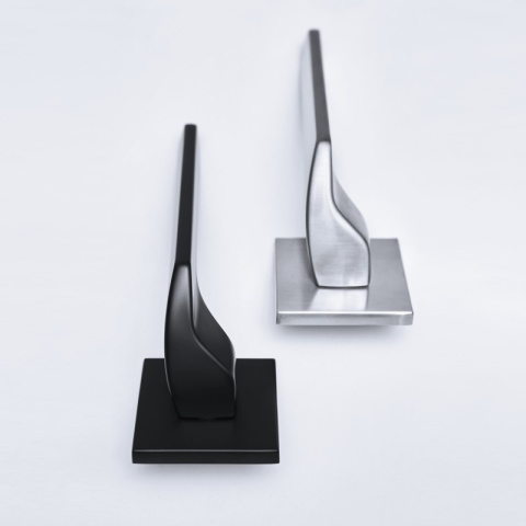 Klamka Sempre fit chrom-satyna na rozecie kwadratowej VDS