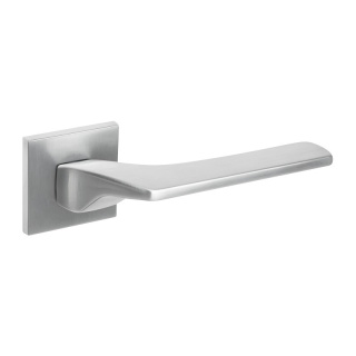 Klamka Sempre fit chrom-satyna na rozecie kwadratowej VDS