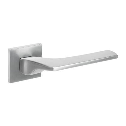 Klamka Sempre fit chrom-satyna na rozecie kwadratowej VDS