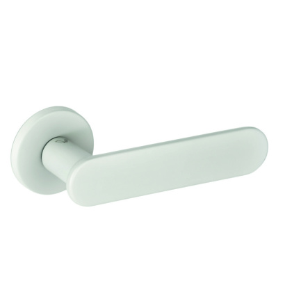 Klamka Maff fit ivory na rozecie okrągłej VDS