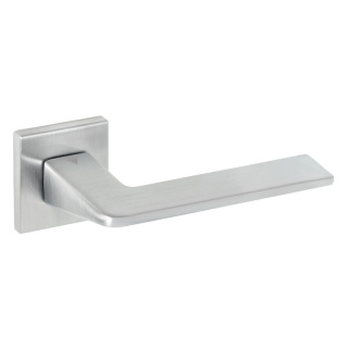 Klamka Vava Q fit chrom szczotkowany na rozecie kwadratowej VDS