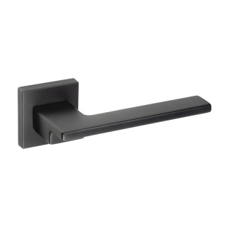 Klamka Cosmo czarna na rozecie kwadratowej VDS